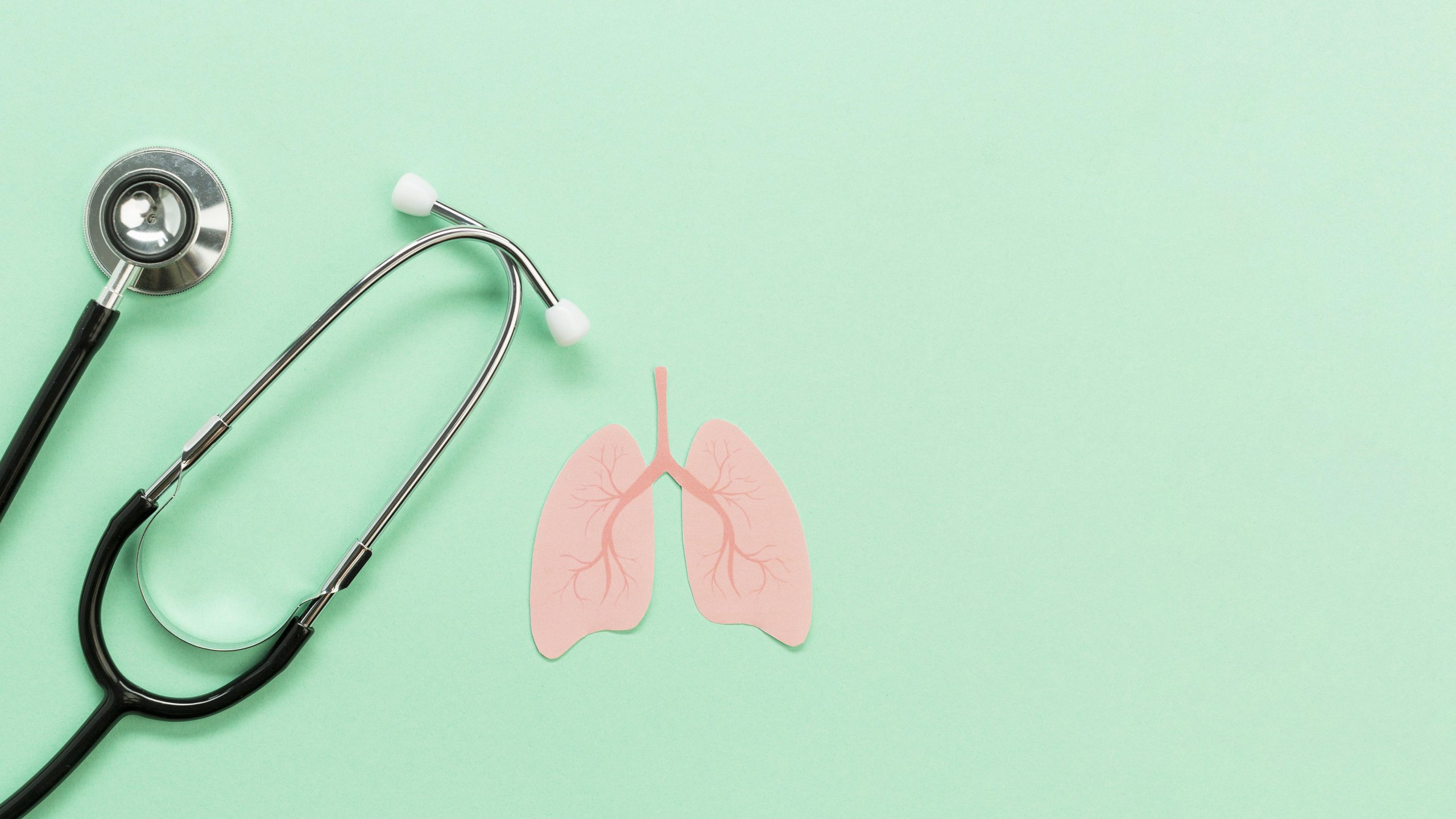 Stethoscope with Lung Shape Desk